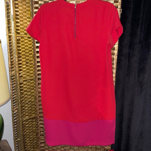Red&Pink Colorblock Dress - Picture 2 of 3